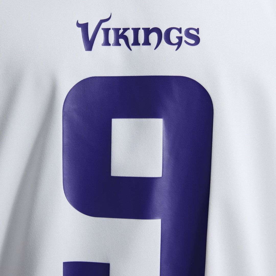J.J. McCarthy Minnesota Vikings Nike White Game Jersey
