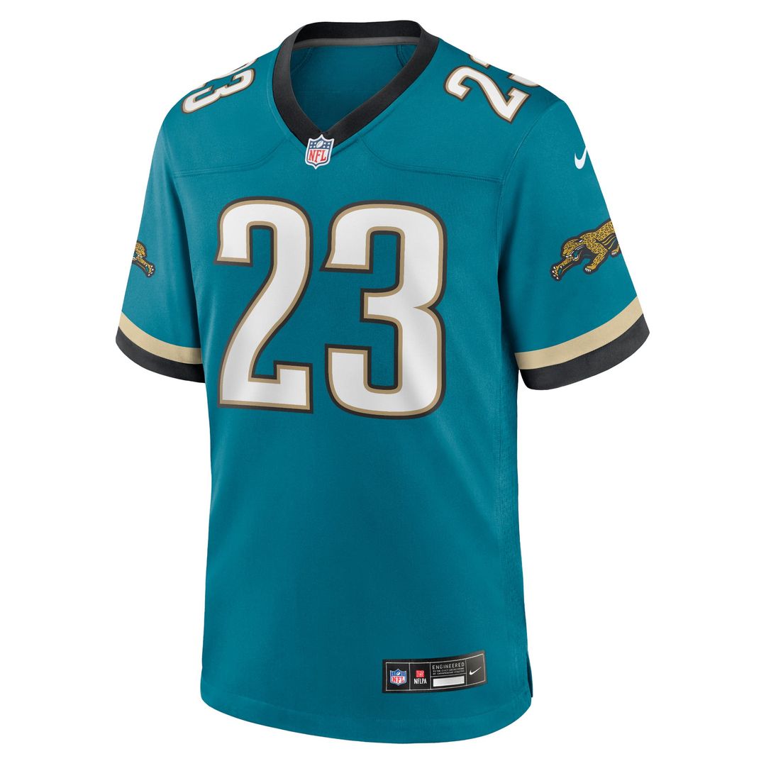 Foye Oluokun Jacksonville Jaguars Nike Teal Prowler Throwback Player Game Jersey