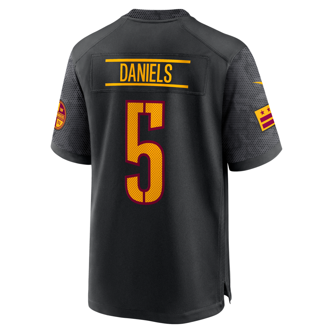 Jayden Daniels Washington Commanders Nike Burgundy Player Game Jersey