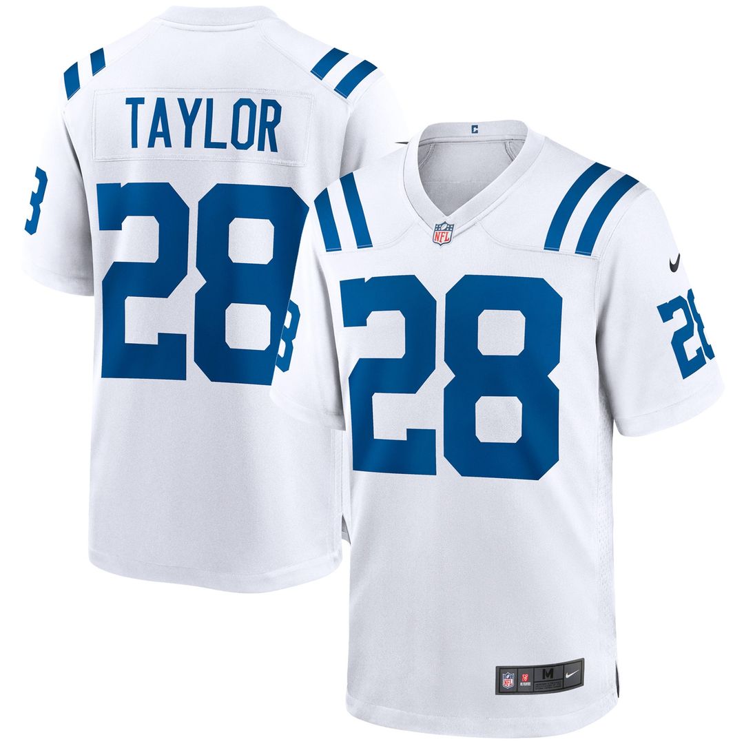 Jonathan Taylor Indianapolis Colts Nike White Game Jersey