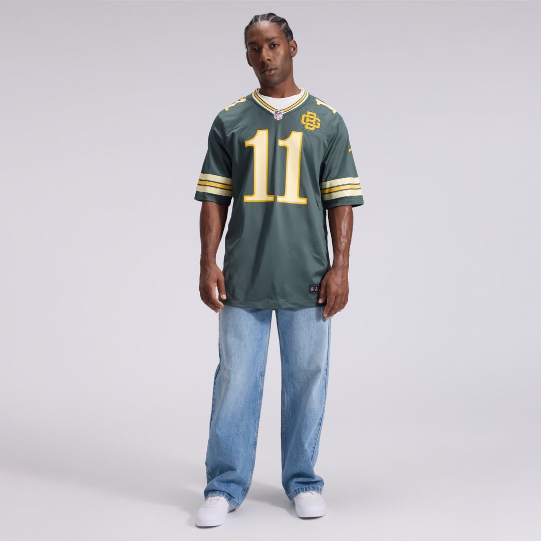 Jayden Reed Green Bay Packers Nike Green 2026 Rivalries Collection Game Jersey