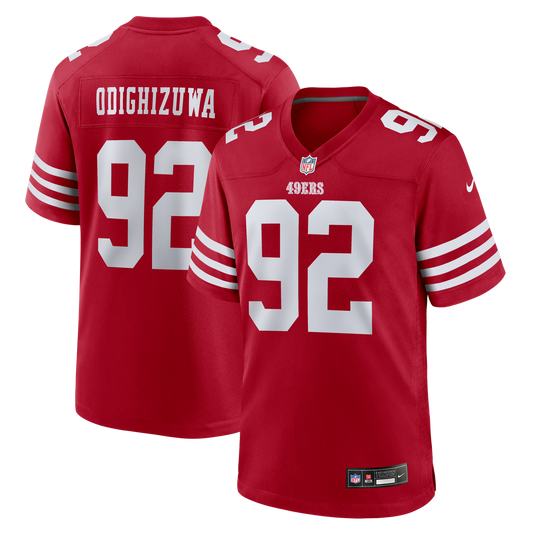 Osa Odighizuwa San Francisco 49ers Nike Scarlet Team Game Jersey