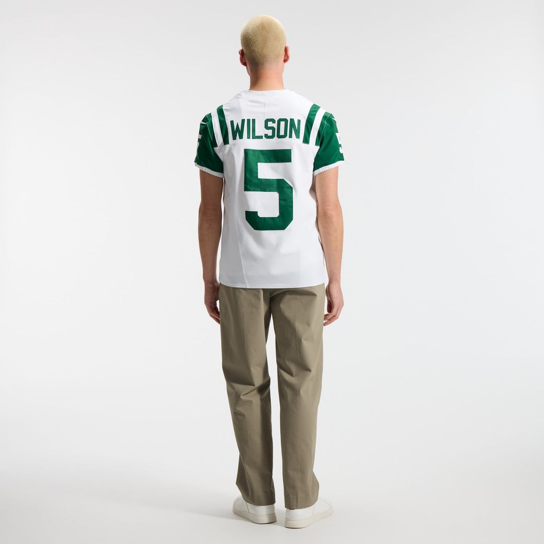Garrett Wilson New York Jets Nike White Classic Alternate Vapor F.U.S.E. Elite Jersey