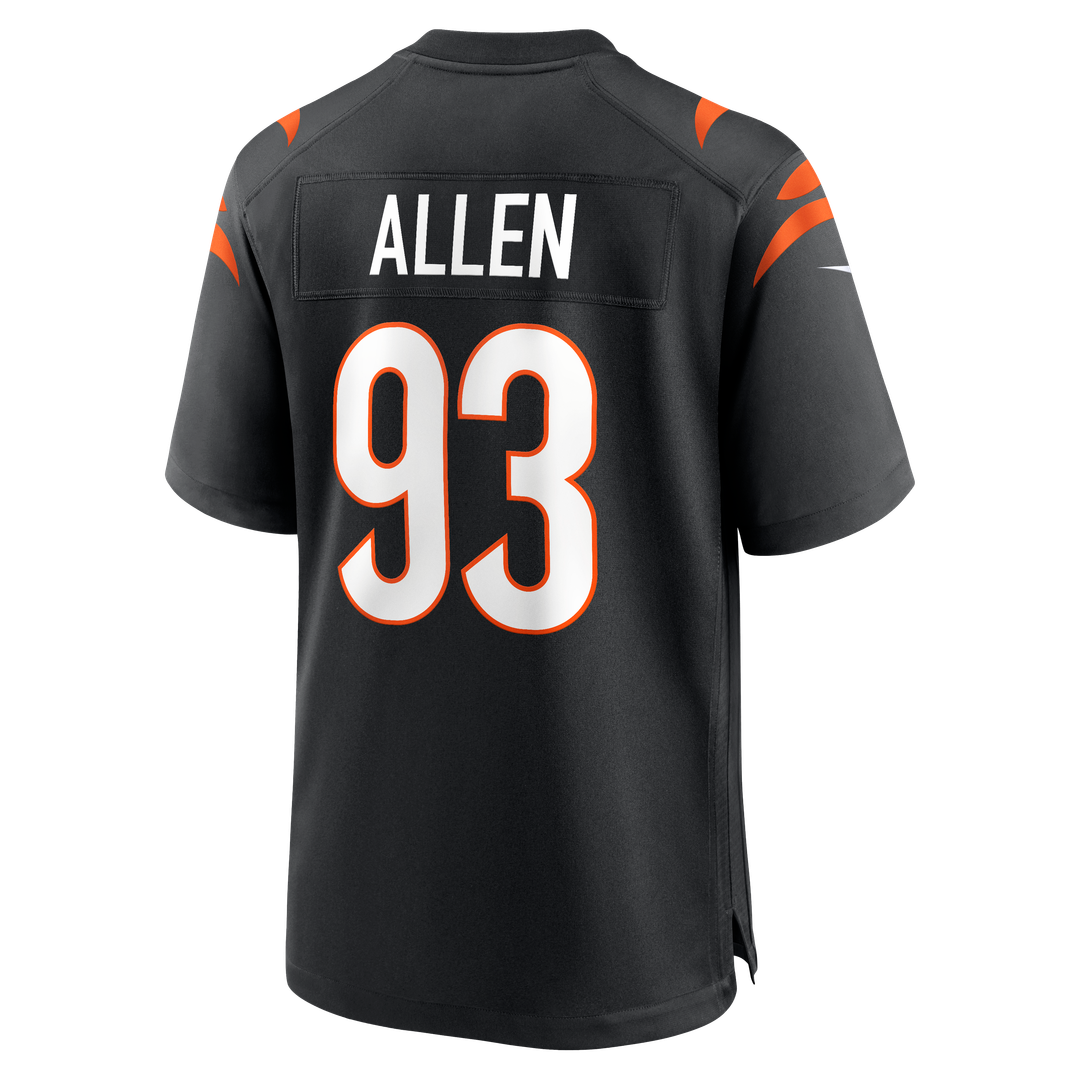Jonathan Allen Cincinnati Bengals Nike Black Team Game Jersey