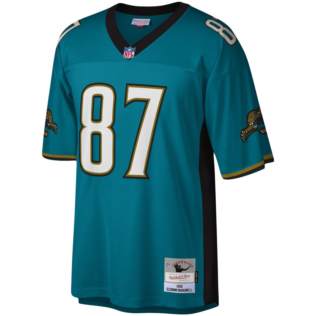 Keenan McCardell Jacksonville Jaguars Mitchell & Ness Teal Legacy Replica Jersey