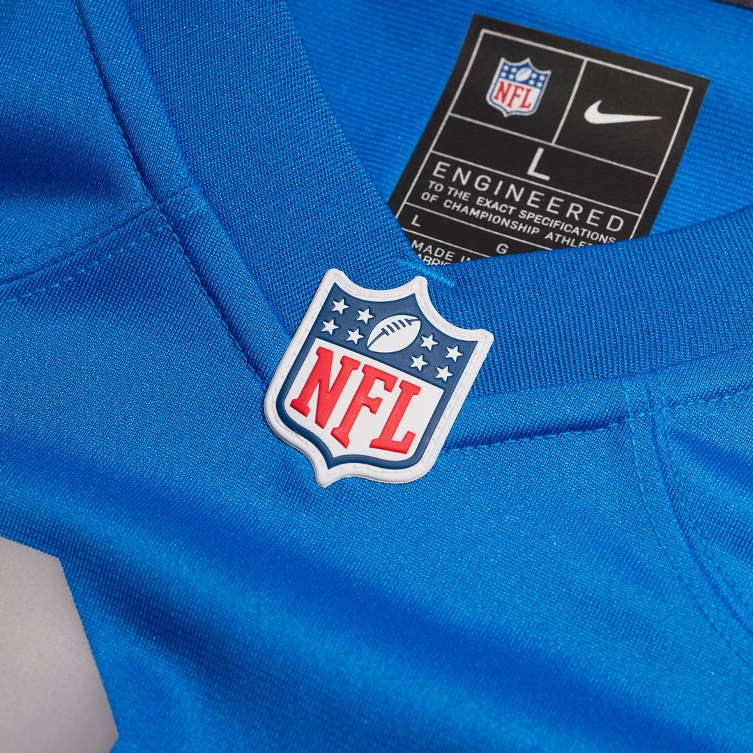 Penei Sewell Detroit Lions Nike Blue Alternate Game Jersey