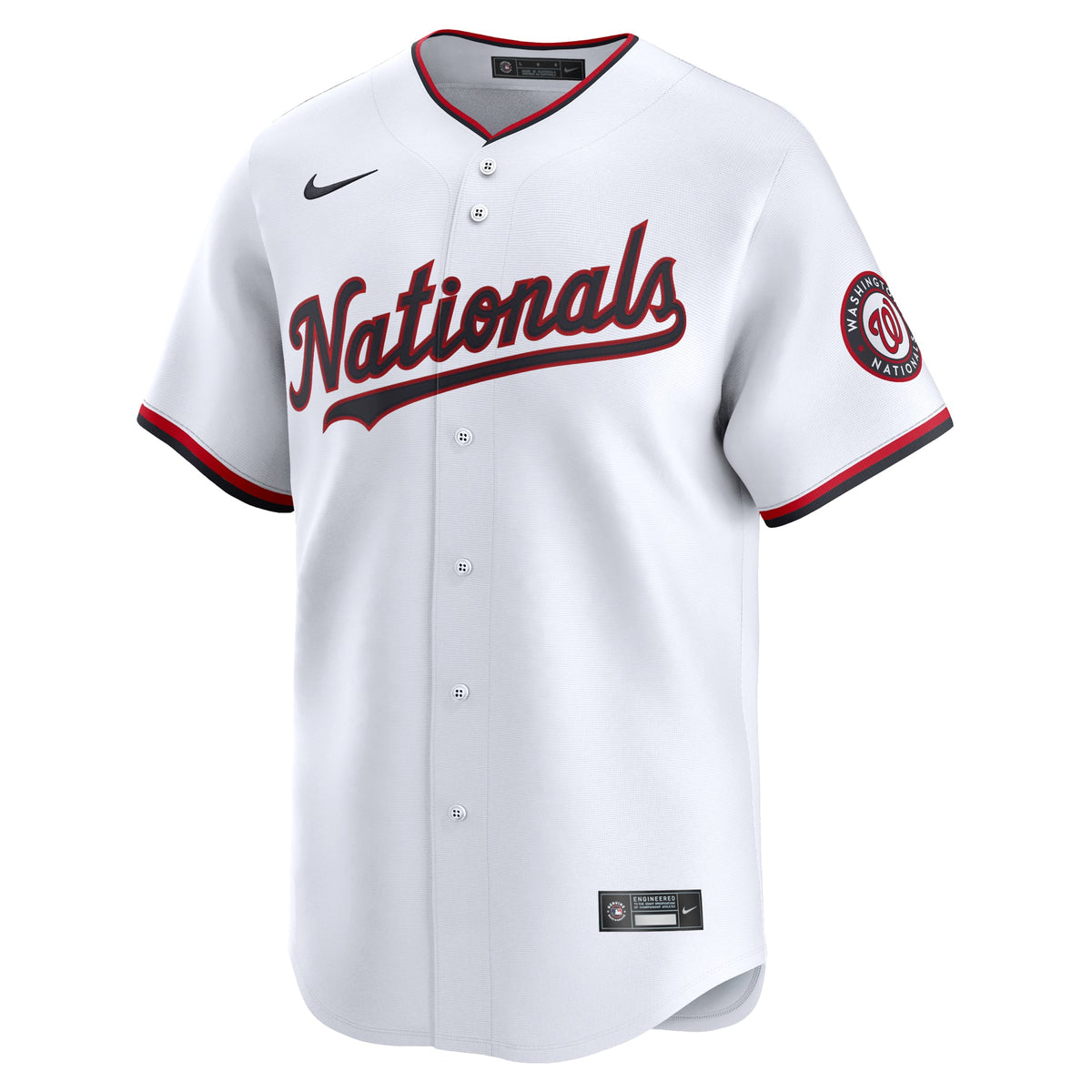 Washington Nationals Dylan Crews Nike White Home Limited Player Jersey