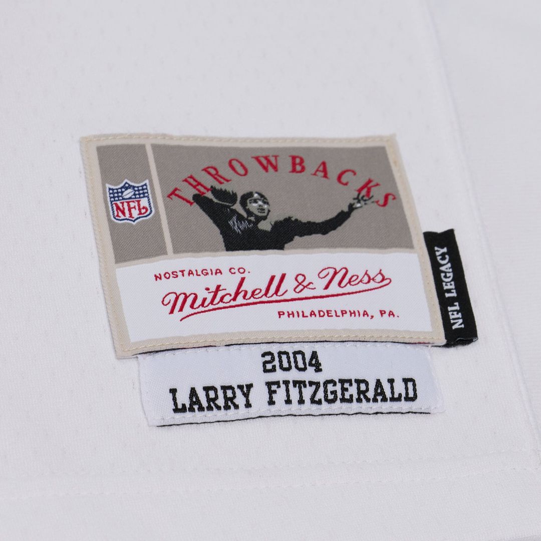 Larry Fitzgerald Arizona Cardinals Mitchell & Ness White 2004 Legacy Replica Player Jersey