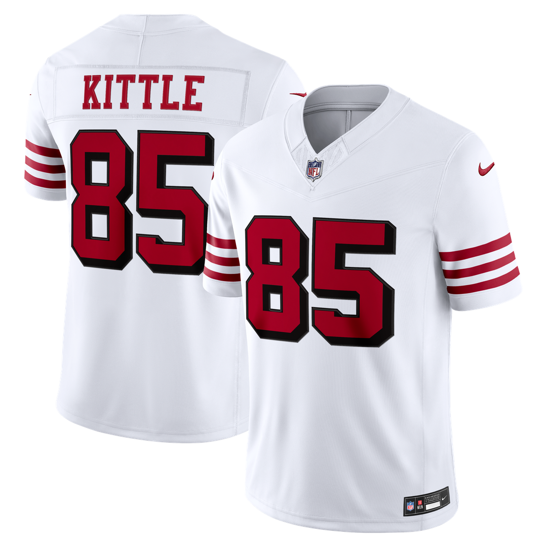George Kittle San Francisco 49ers Nike White Alternate Vapor F.U.S.E. Stitched Limited Jersey