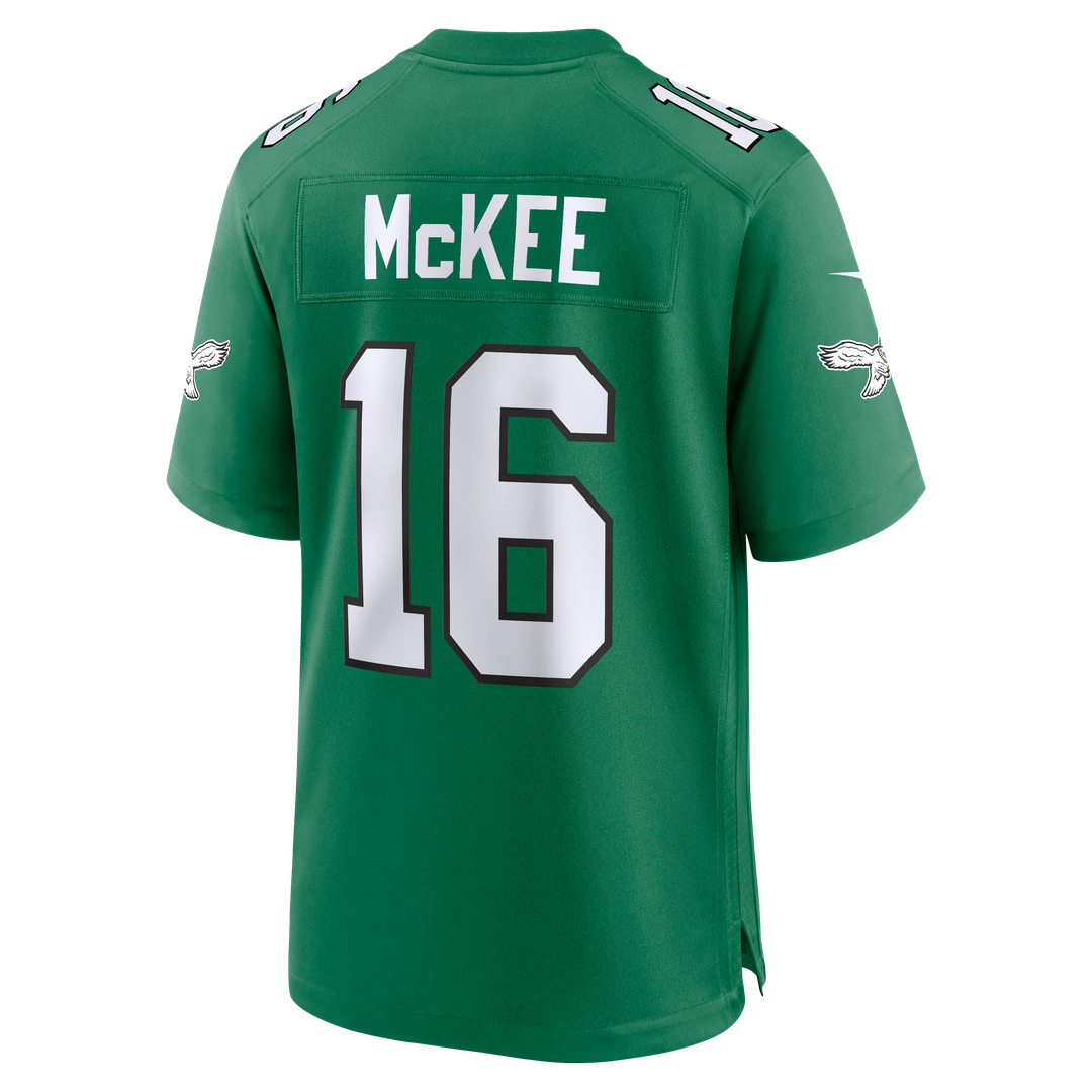 Tanner McKee Philadelphia Eagles Nike Kelly Green Alternate Game Jersey
