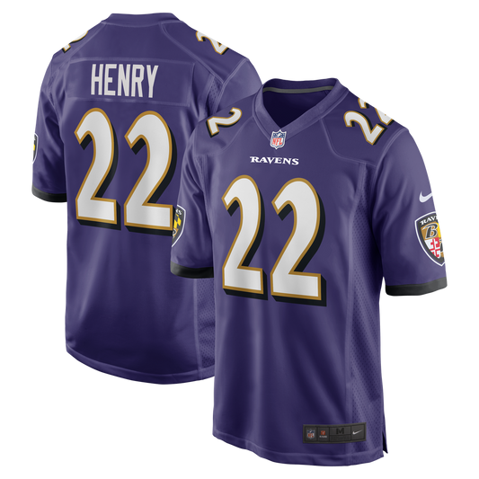 Derrick Henry Baltimore Ravens Nike Purple Game Player Jersey