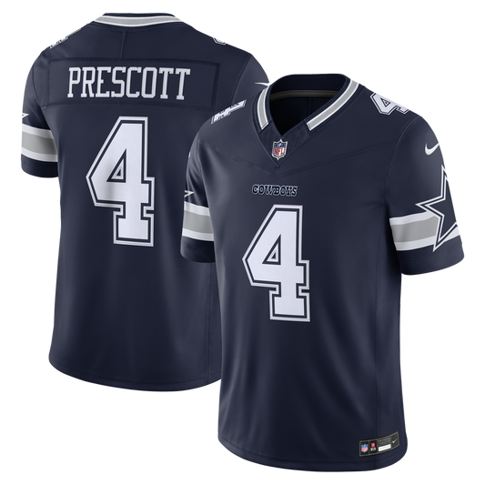 Dak Prescott Dallas Cowboys Nike Navy Team Vapor F.U.S.E. Stitched Limited Jersey