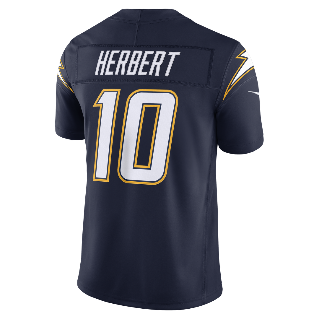 Justin Herbert Los Angeles Chargers Nike Navy Alternate Super Chargers Vapor F.U.S.E. Stitched Limited Jersey