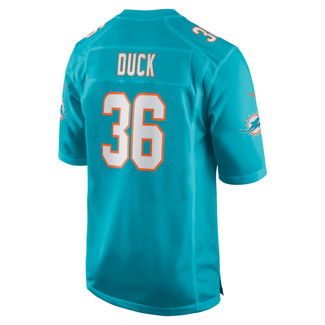 Storm Duck Miami Dolphins Nike Aqua Game Jersey