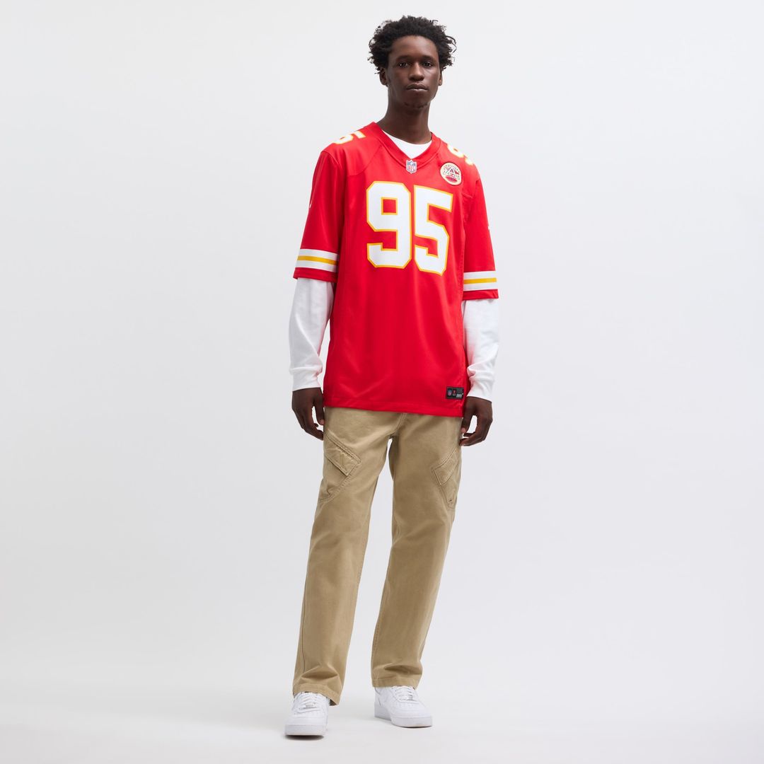 Chris Jones Kansas City Chiefs Nike Red Game Jersey