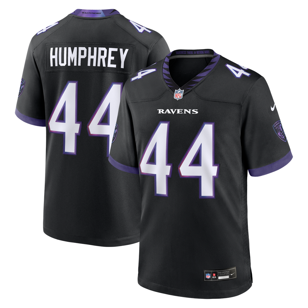 Marlon Humphrey Baltimore Ravens Nike Black Alternate Game Jersey