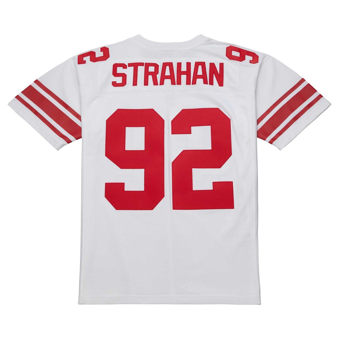 Michael Strahan New York Giants Mitchell & Ness White Legacy Replica Jersey