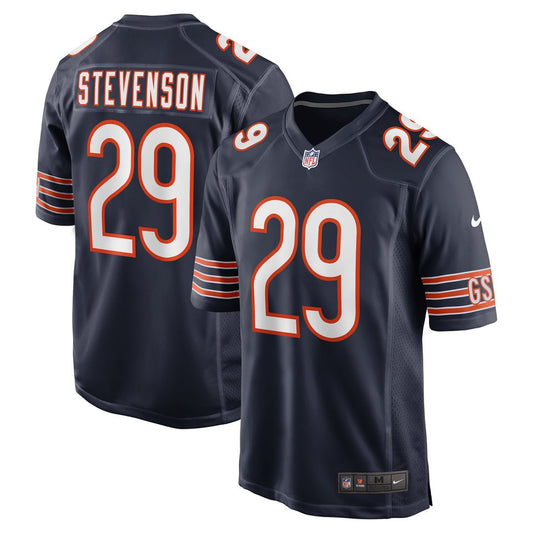 Tyrique Stevenson Chicago Bears Nike Navy Game Jersey