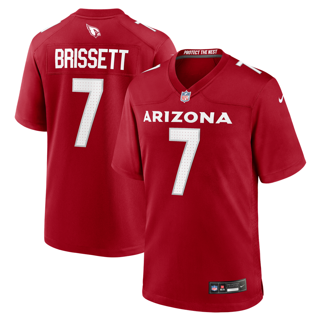Jacoby Brissett Arizona Cardinals Nike Cardinal Team Game Jersey