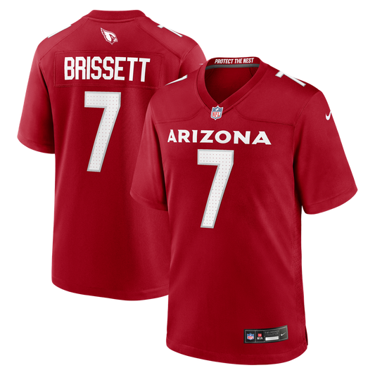 Jacoby Brissett Arizona Cardinals Nike Cardinal Team Game Jersey