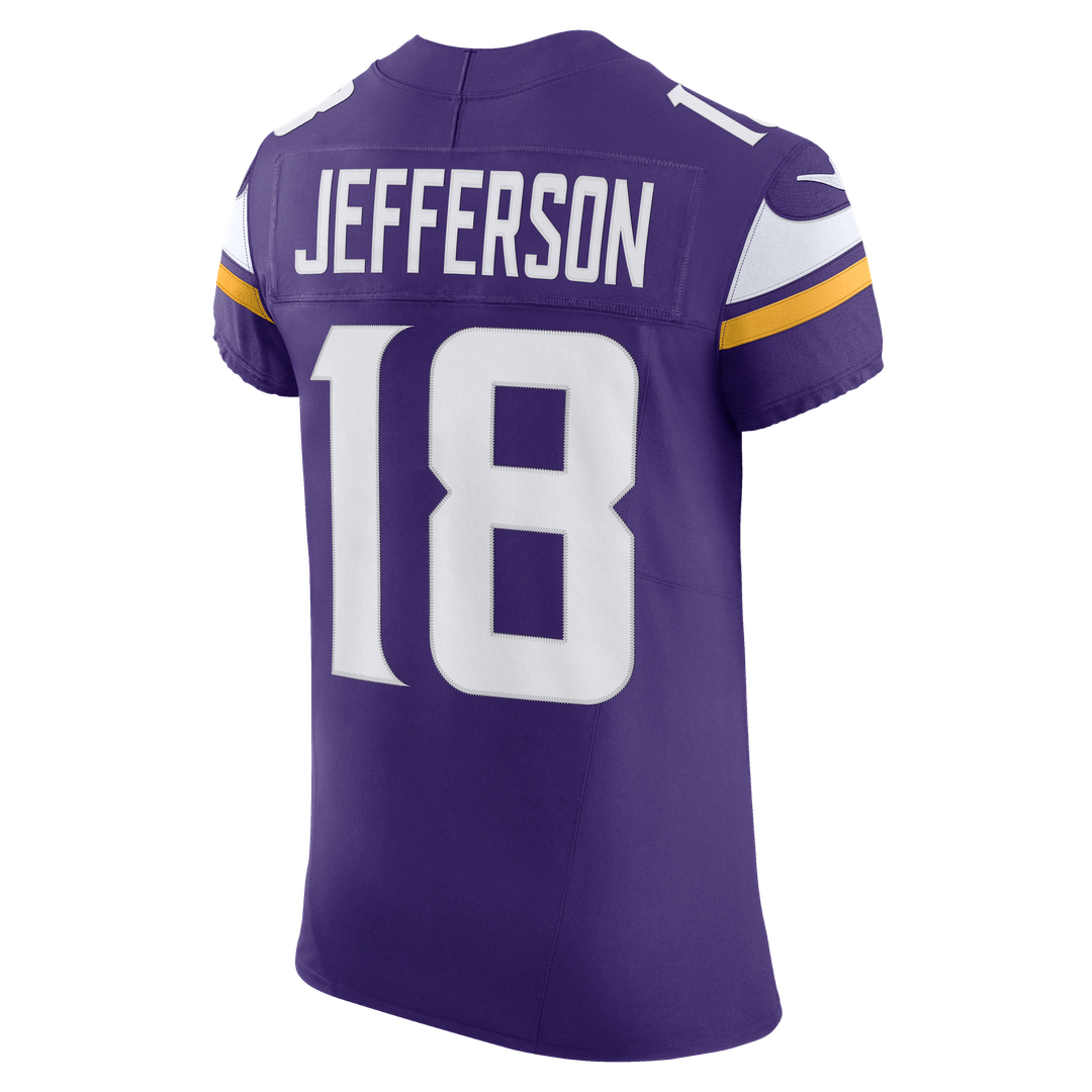 Justin Jefferson Minnesota Vikings Nike Purple Team Vapor F.U.S.E. Elite Jersey