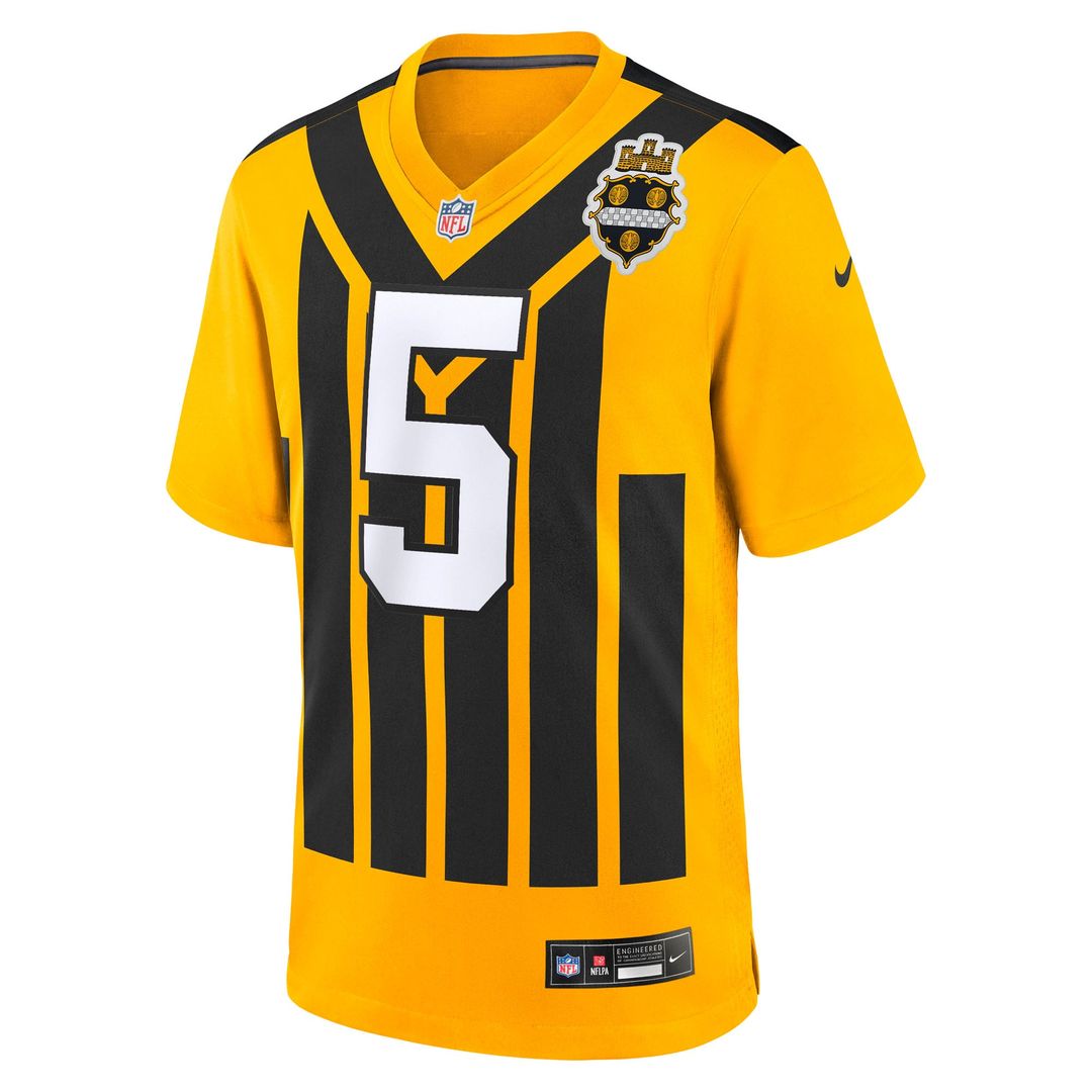 Jalen Ramsey Pittsburgh Steelers Nike Gold Alternate 1933 Throwback Game Jersey