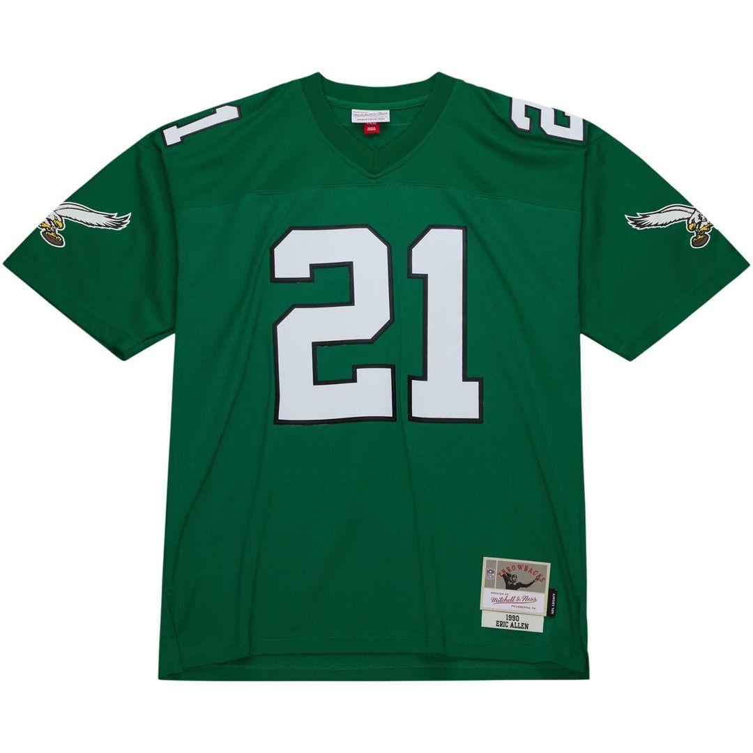 Eric Allen Philadelphia Eagles Mitchell & Ness Kelly Green Legacy Replica Jersey