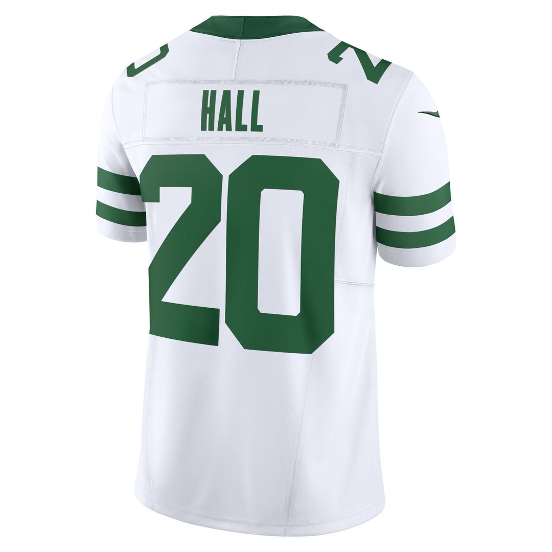 Breece Hall New York Jets Nike Legacy White Vapor F.U.S.E. Limited Jersey