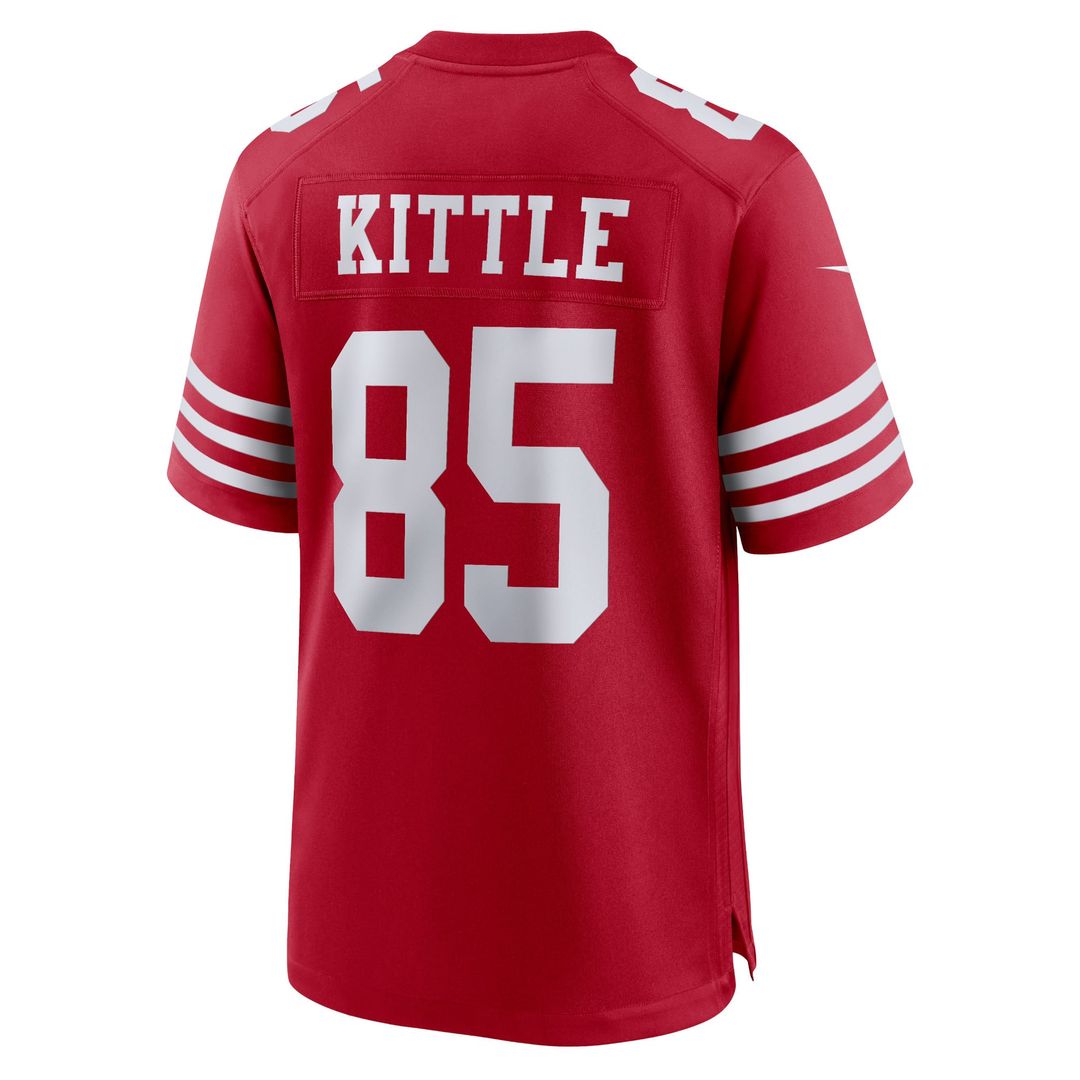 George Kittle San Francisco 49ers Nike Scarlet Player Game Jersey