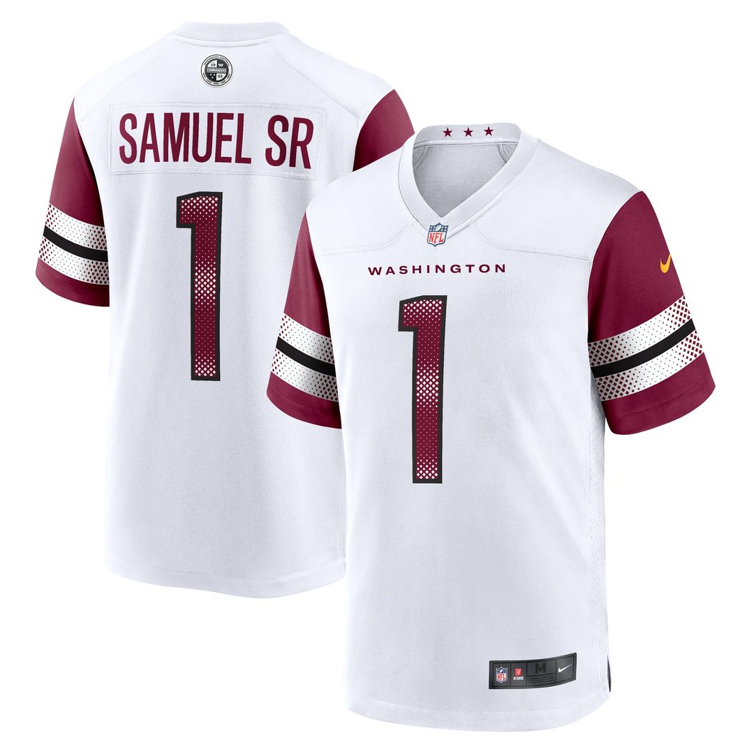 Deebo Samuel Sr Washington Commanders Nike White Game Player Jersey