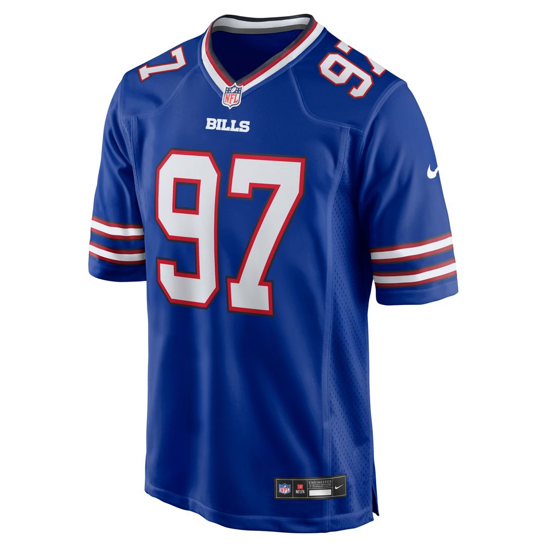 Greg Gaines Buffalo Bills Nike Royal Team Game Jersey