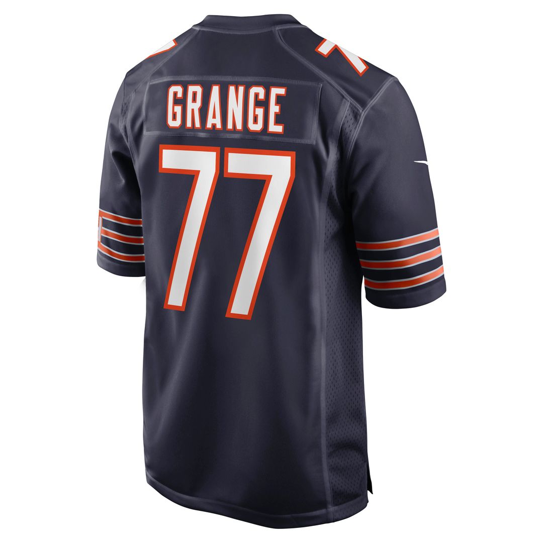 Red Grange Chicago Bears Nike Navy Retired Player Jersey