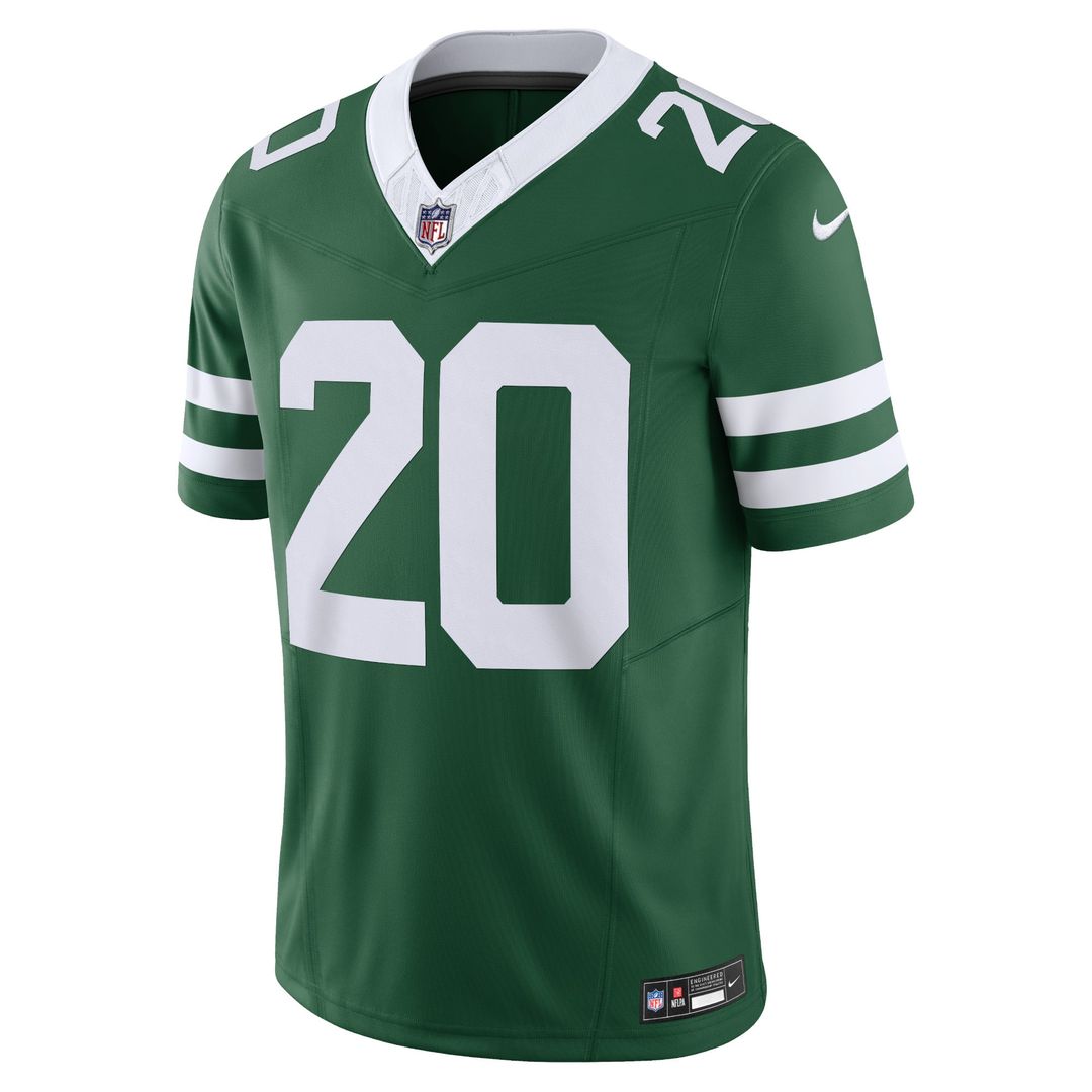 Breece Hall New York Jets Nike Legacy Black Alternate Vapor F.U.S.E. Limited Jersey