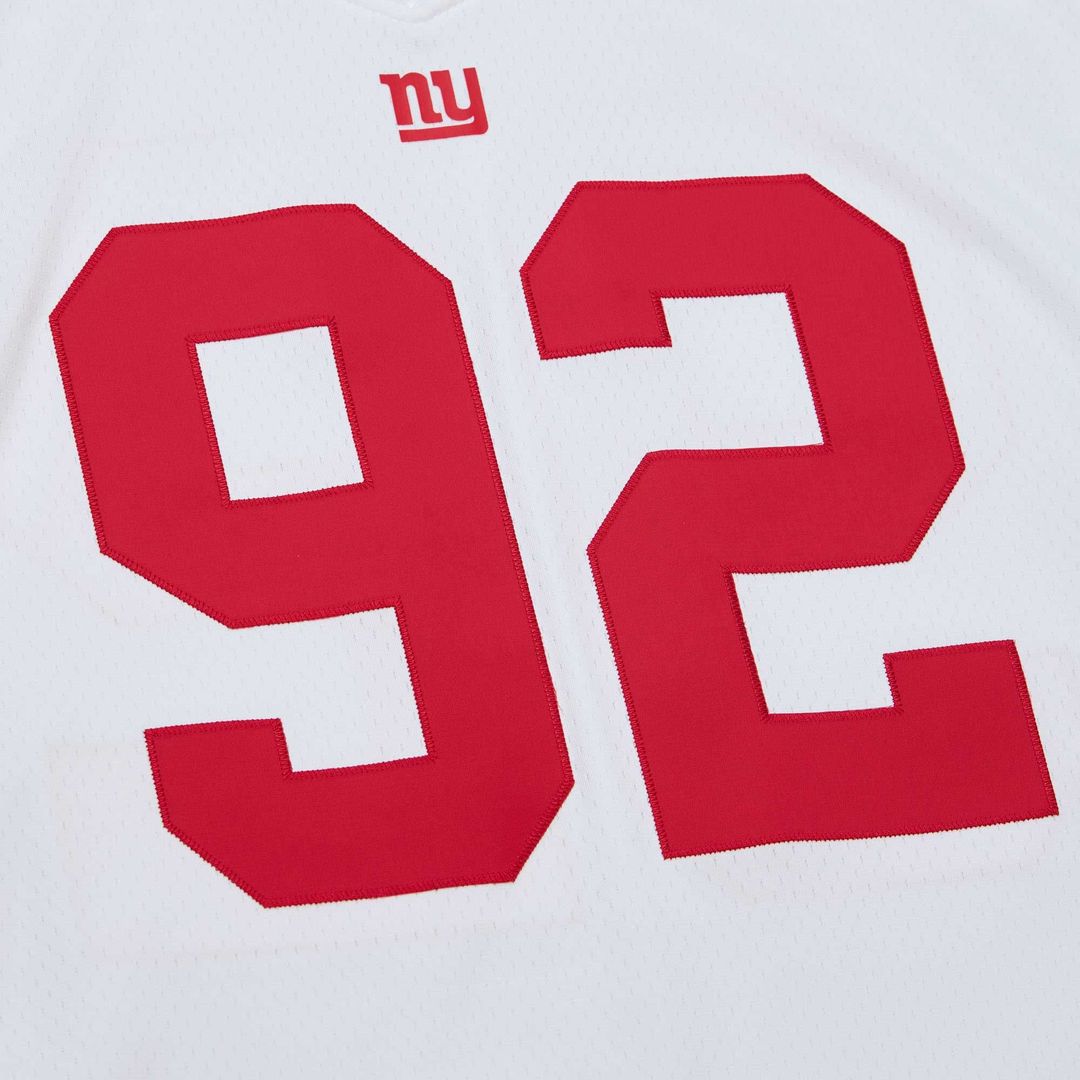 Michael Strahan New York Giants Mitchell & Ness White Legacy Replica Jersey