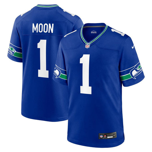 Warren Moon Seattle Seahawks Nike Royal Retired Player Alternate Game Jersey