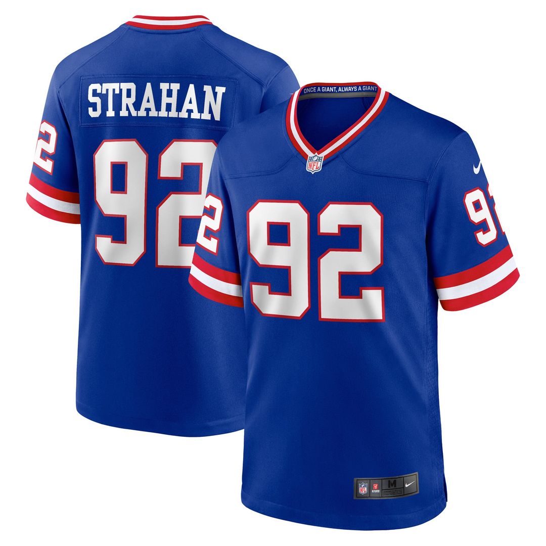 Michael Strahan New York Giants Nike Royal Retired Player Alternate Game Jersey