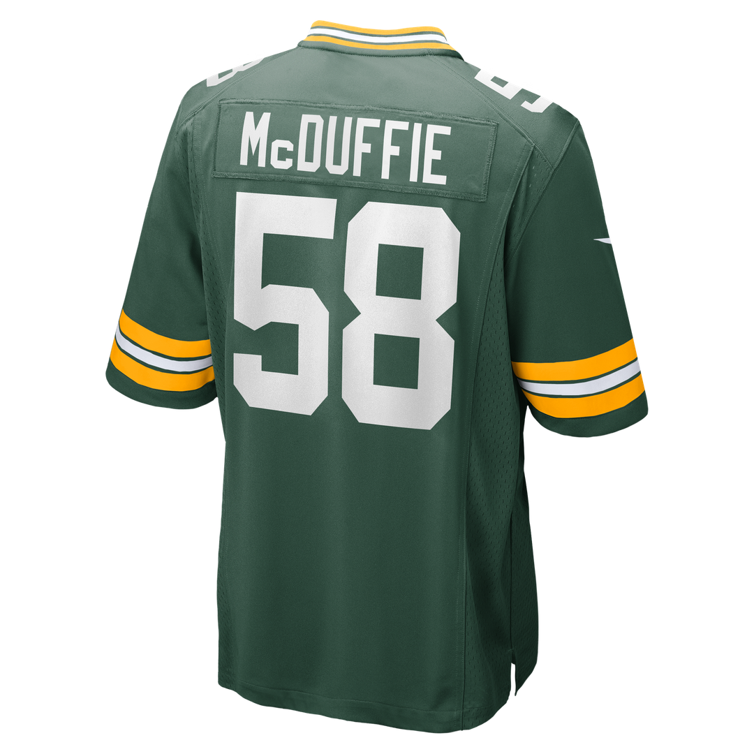 Isaiah McDuffie Green Bay Packers Nike Green Game Jersey