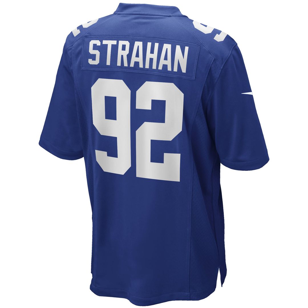 Michael Strahan New York Giants Nike Royal Game Retired Player Jersey