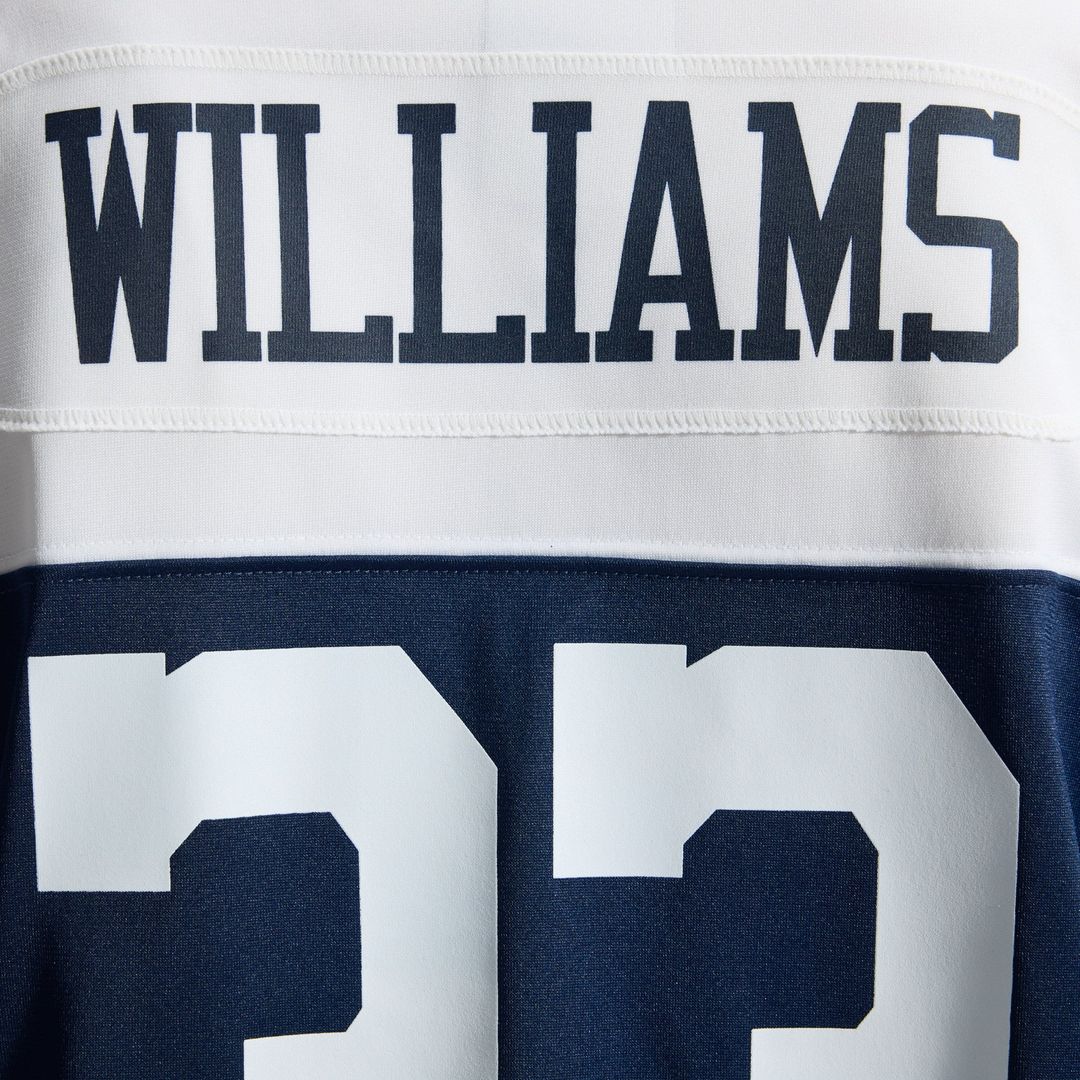 Javonte Williams Dallas Cowboys Nike White Game Jersey