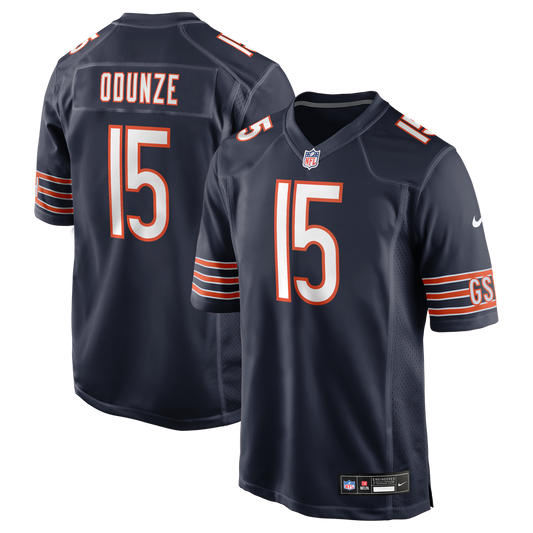 Rome Odunze Chicago Bears Nike Navy Player Game Jersey