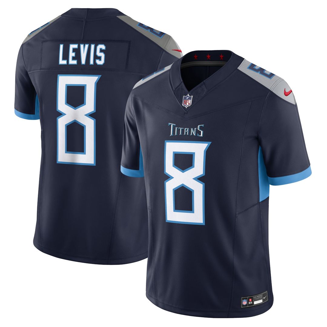 Will Levis Tennessee Titans Nike Light Blue Alternate Oilers Throwback Vapor F.U.S.E. Limited Jersey