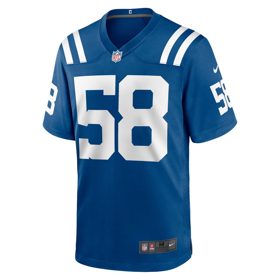Austin Ajiake Indianapolis Colts Nike Royal Game Jersey