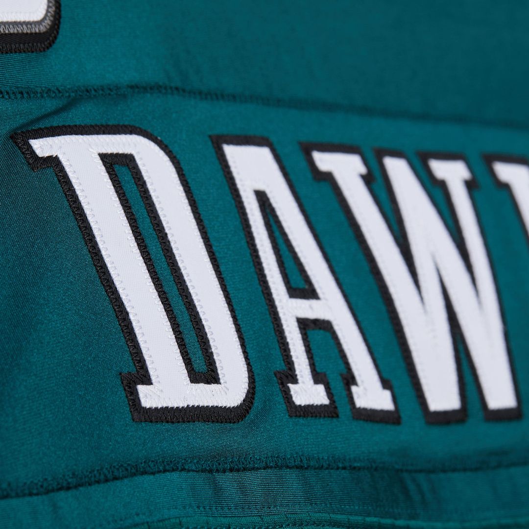Brian Dawkins Philadelphia Eagles 1996 Mitchell & Ness White Authentic Throwback Retired Player Jersey