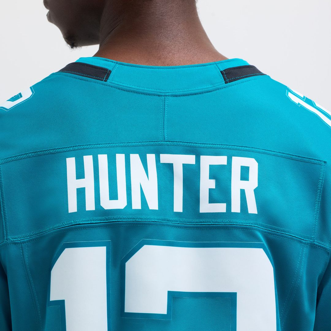 Travis Hunter Jacksonville Jaguars Nike Teal Team Limited Jersey