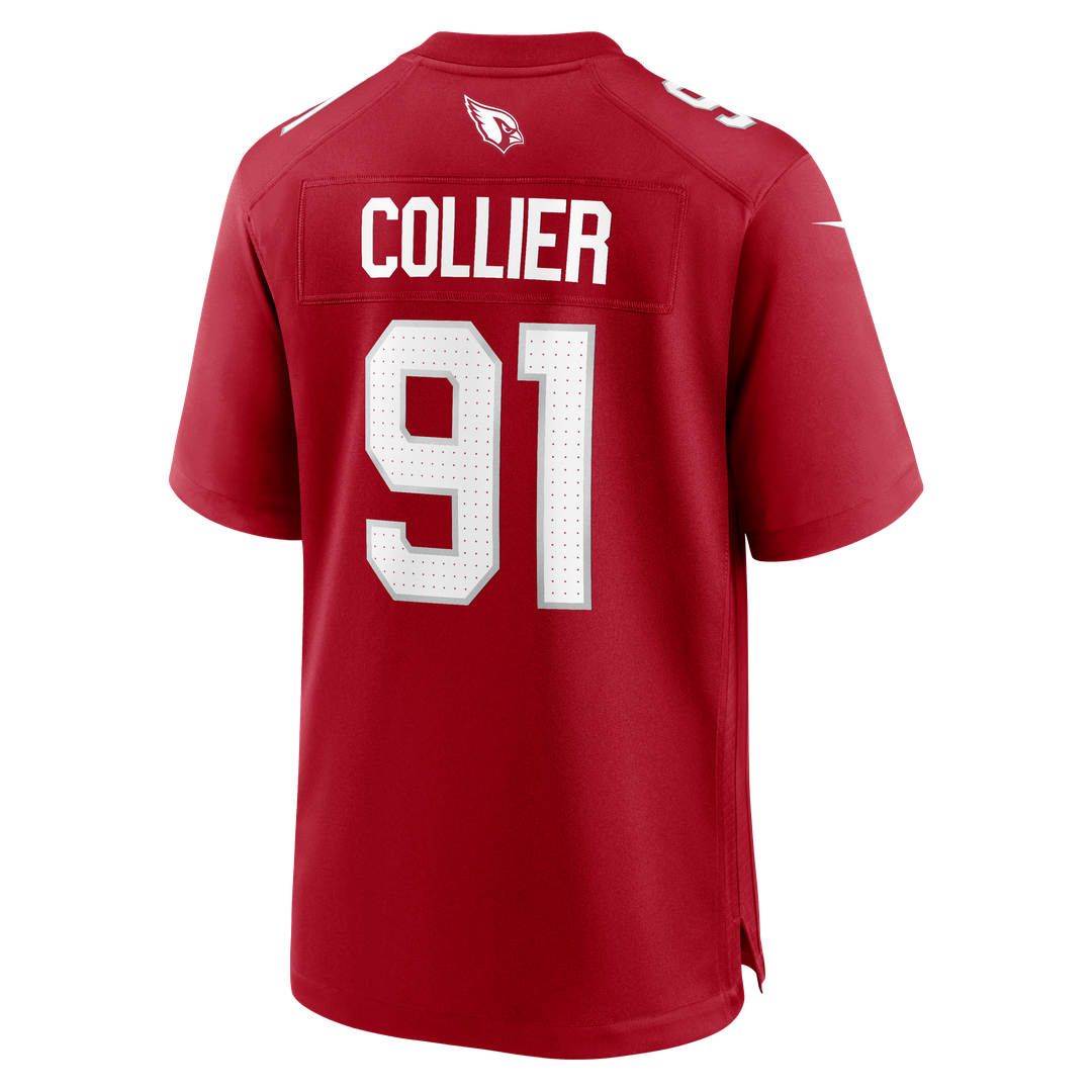 L.J. Collier Arizona Cardinals Nike Cardinal Team Game Jersey