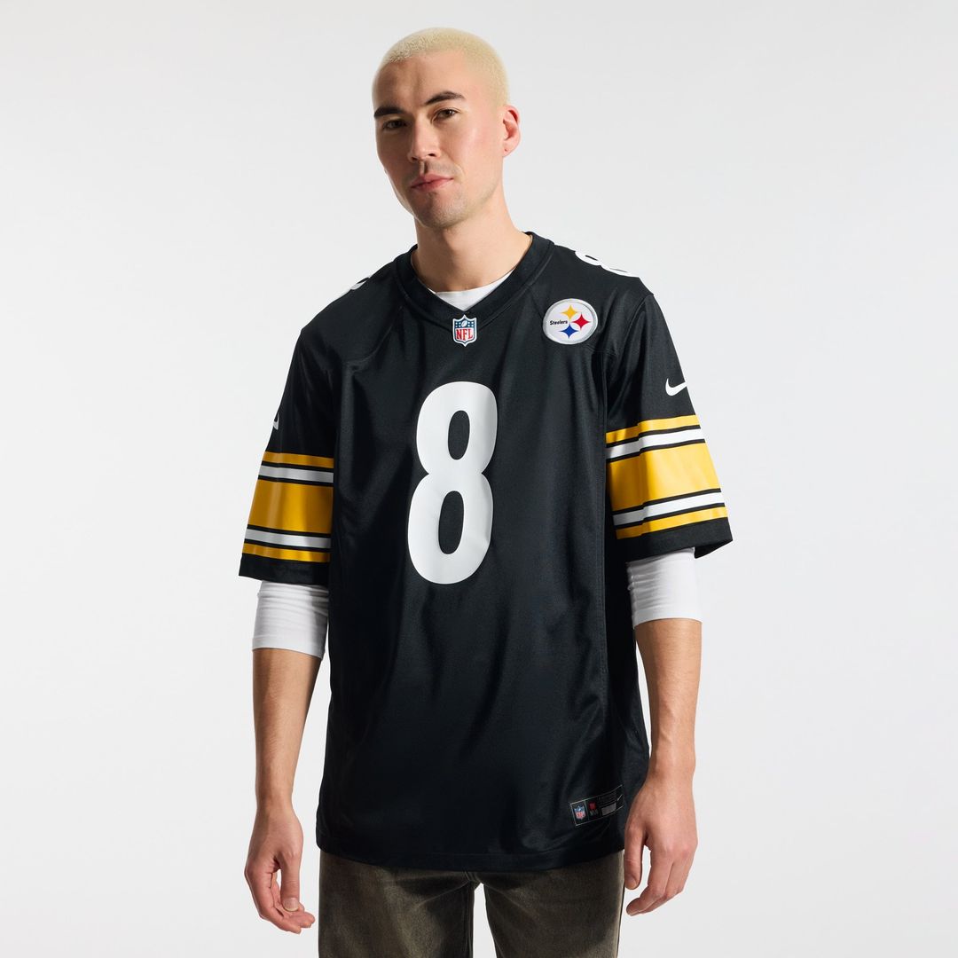 Aaron Rodgers Pittsburgh Steelers Nike Gold Alternate 1933 Throwback Game Jersey
