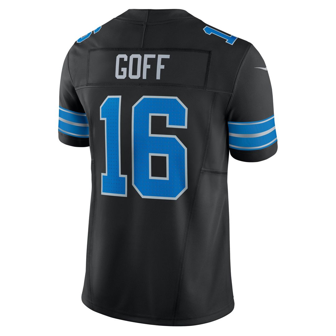 Jared Goff Detroit Lions Nike Black Vapor F.U.S.E. Limited Jersey