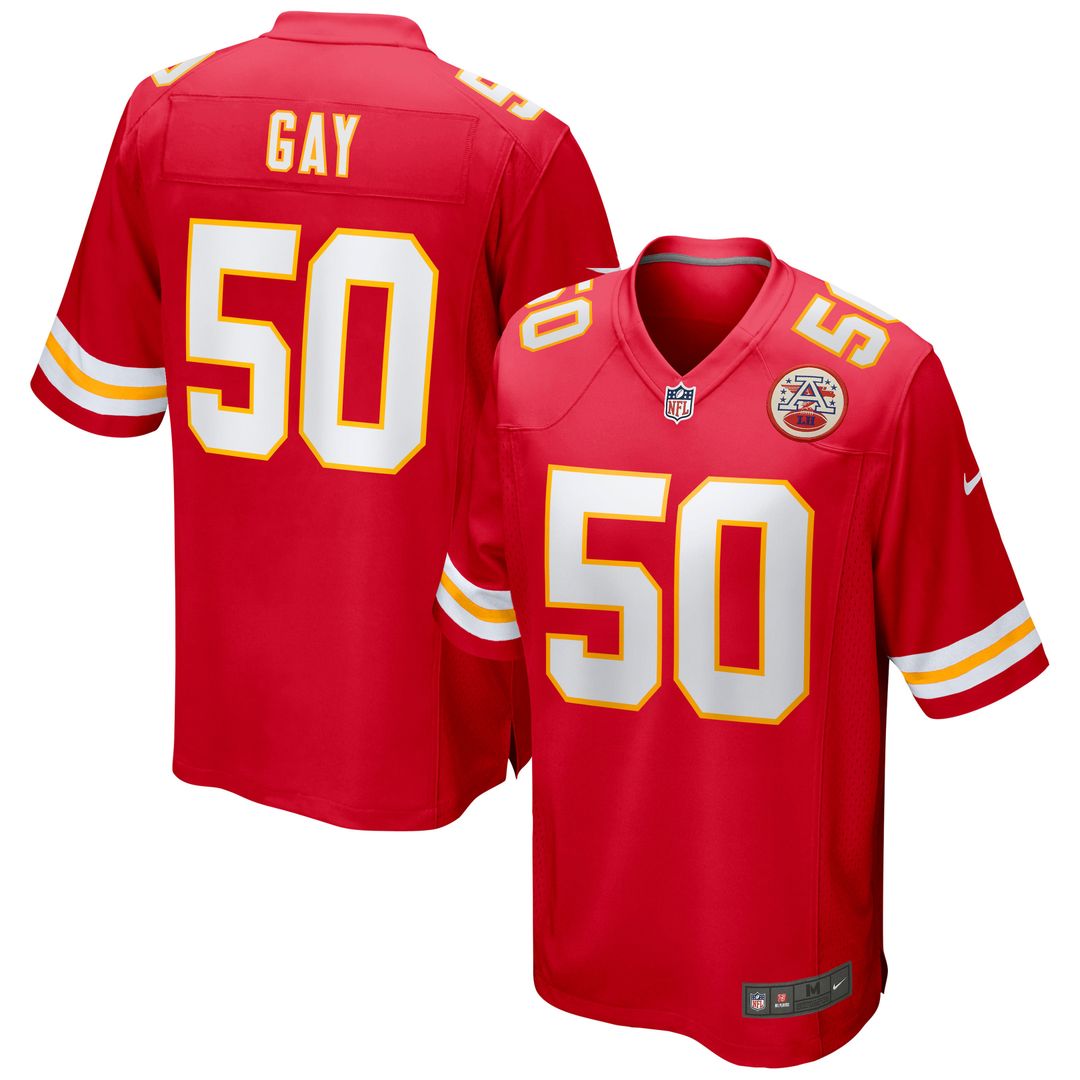 Willie Gay Kansas City Chiefs Nike Red Game Jersey