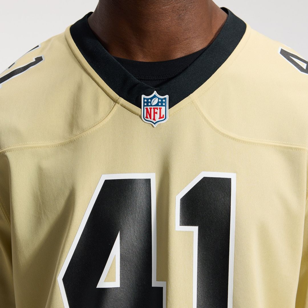 Alvin Kamara New Orleans Saints Nike Gold Gameday Golds Alternate Game Player Jersey