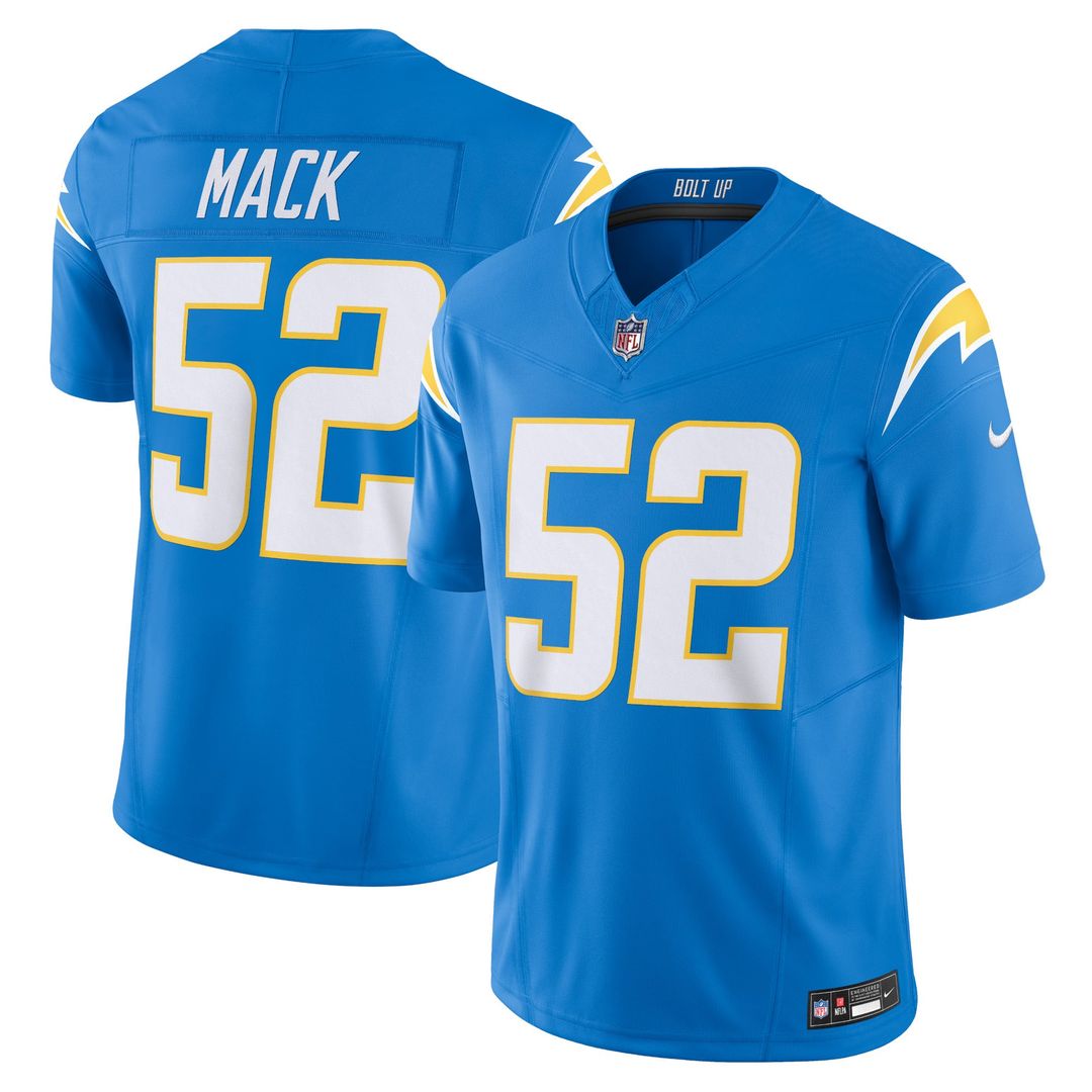 Khalil Mack Los Angeles Chargers Nike Powder Blue Vapor F.U.S.E. Limited Jersey